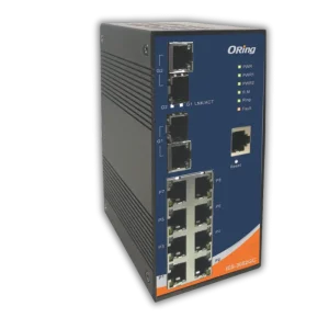 Oring IES-3082GC
8FE + 2G Combo Managed Ethernet Switch Managed Switches
