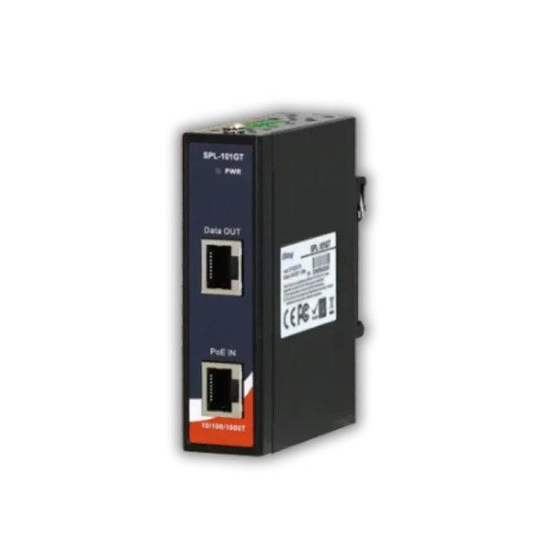 Oring SPL-101GT
1-port Gigabit PoE Splitter, IEEE 802.3af/at PoE Splitter