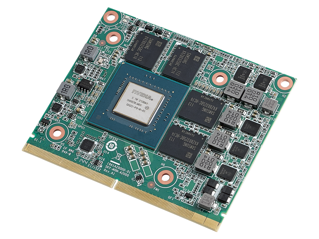 NVIDIA MXM GPU cards for mobile and embedded high-performance computing