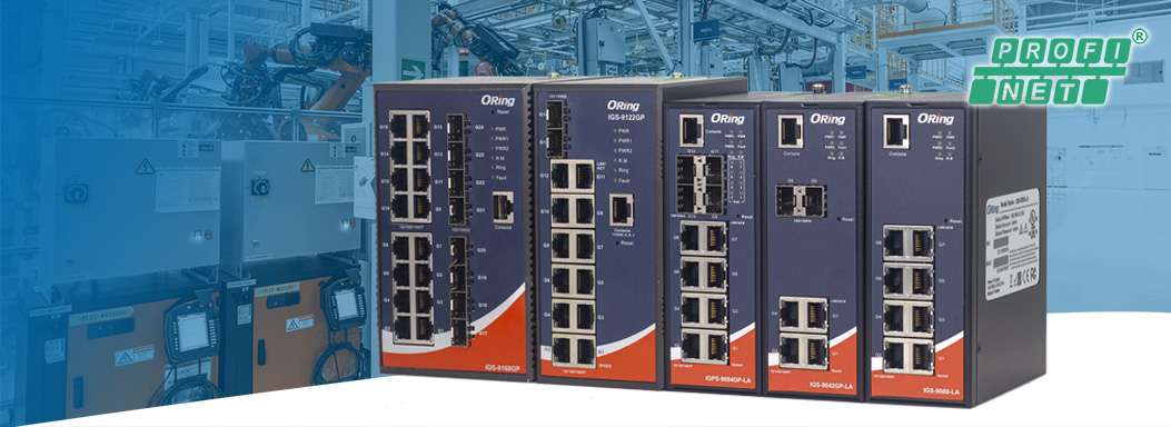 ORing PROFINET certified industrial switch