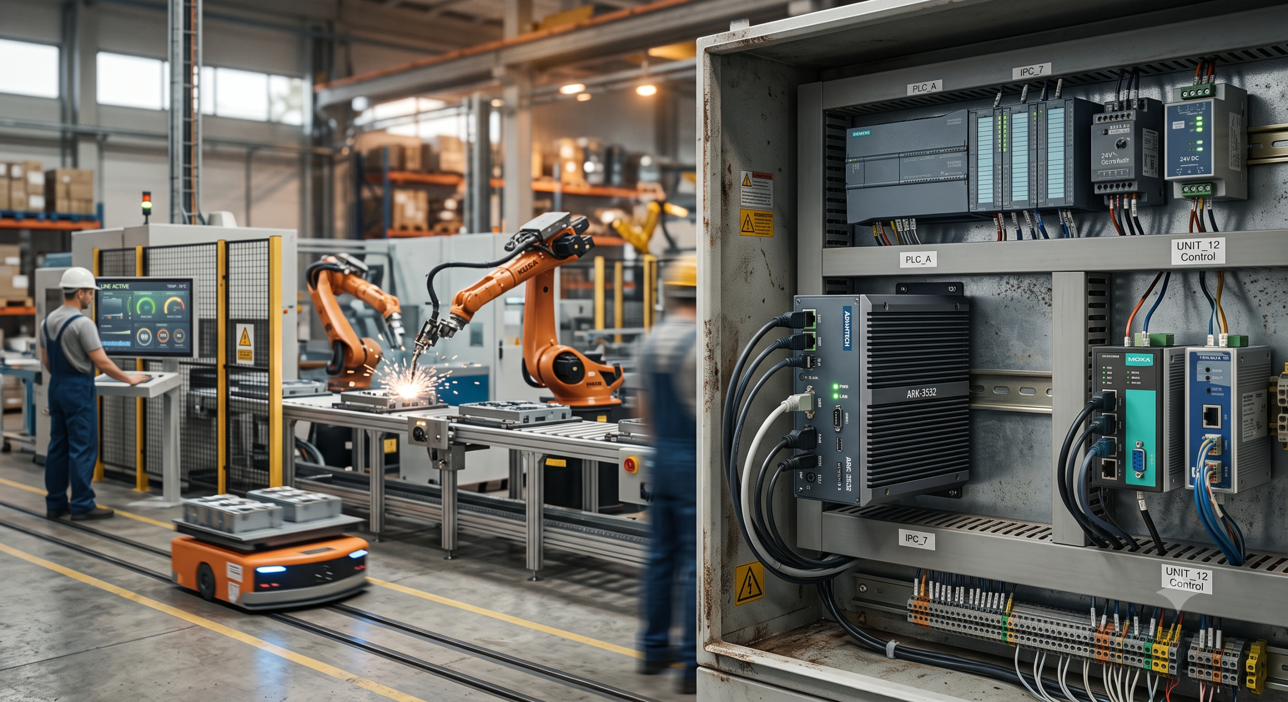Advantech Panel PCs — HMI & Rackmount Systems
