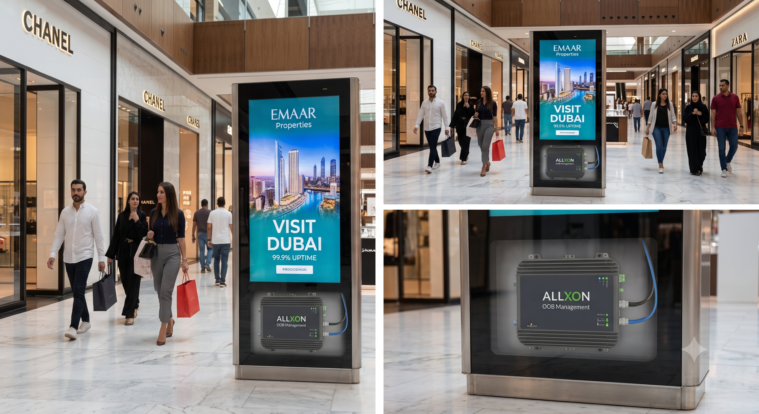 Allxon for digital signage and retail kiosks