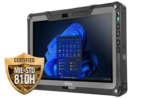 Getac rugged laptop MIL-STD-810H certified