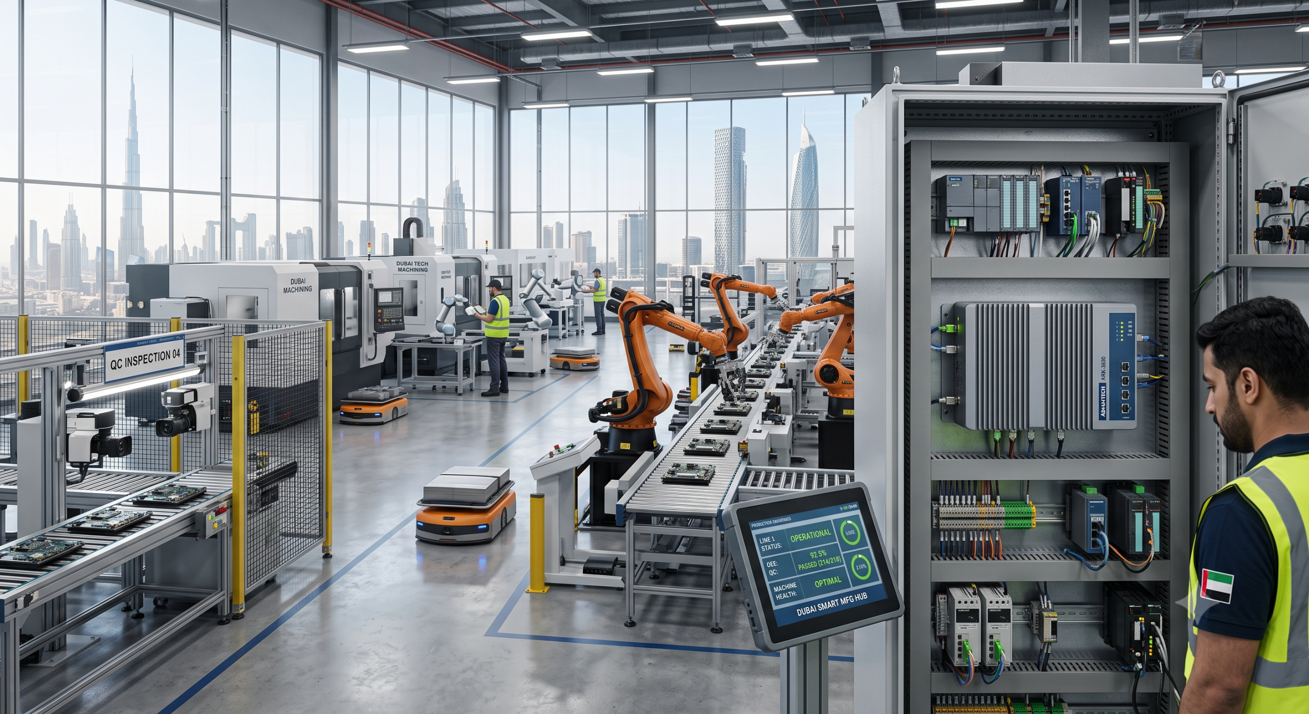 Advantech industrial PCs for manufacturing and factory automation