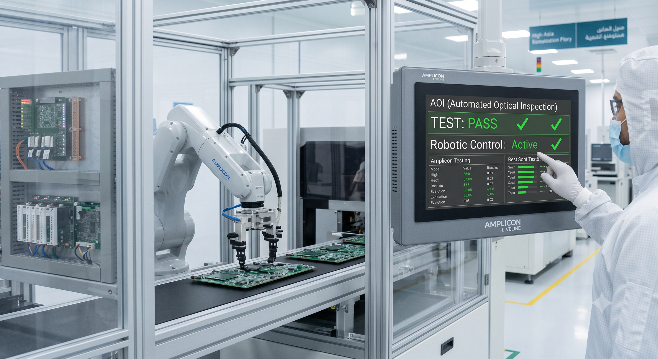 Amplicon Liveline for factory automation and testing