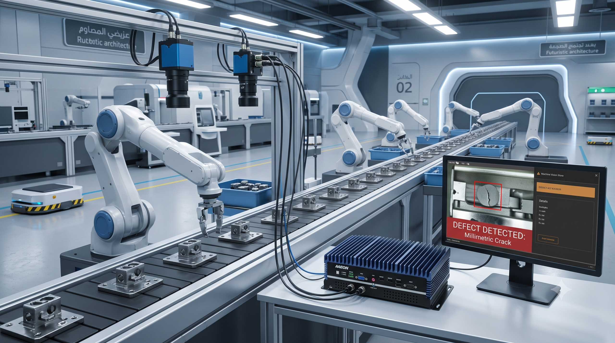 AAEON for machine vision and defect detection