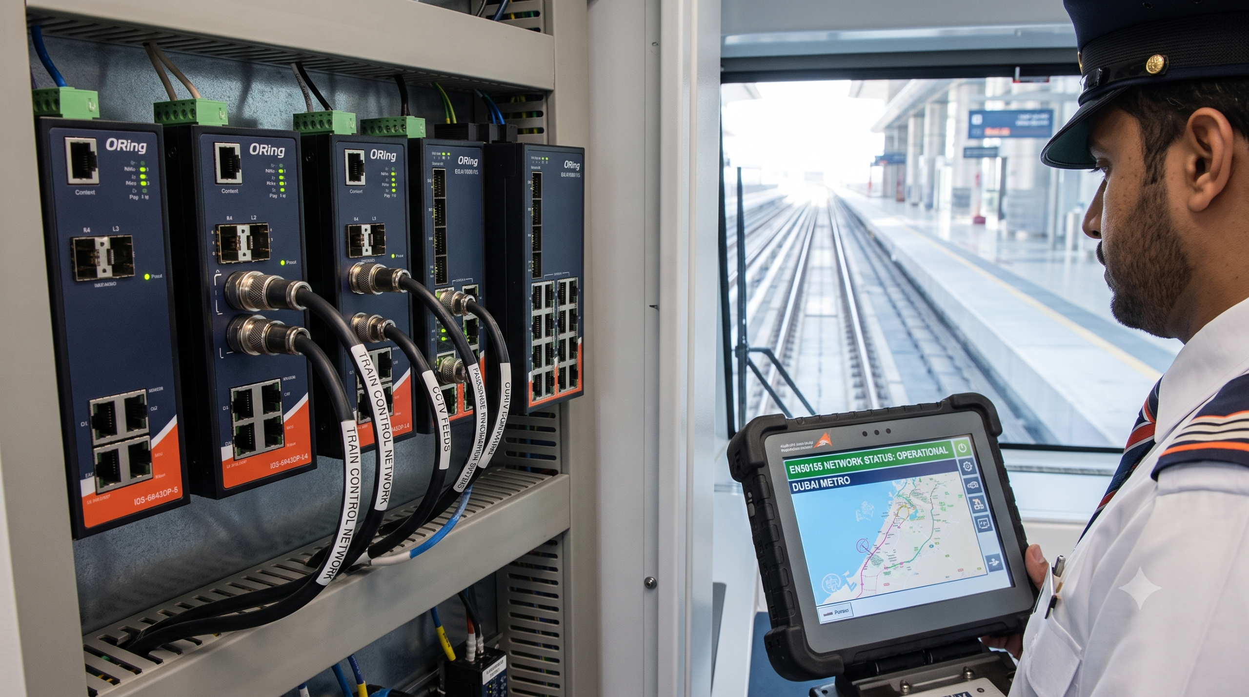 ORing for railway and rolling stock transit