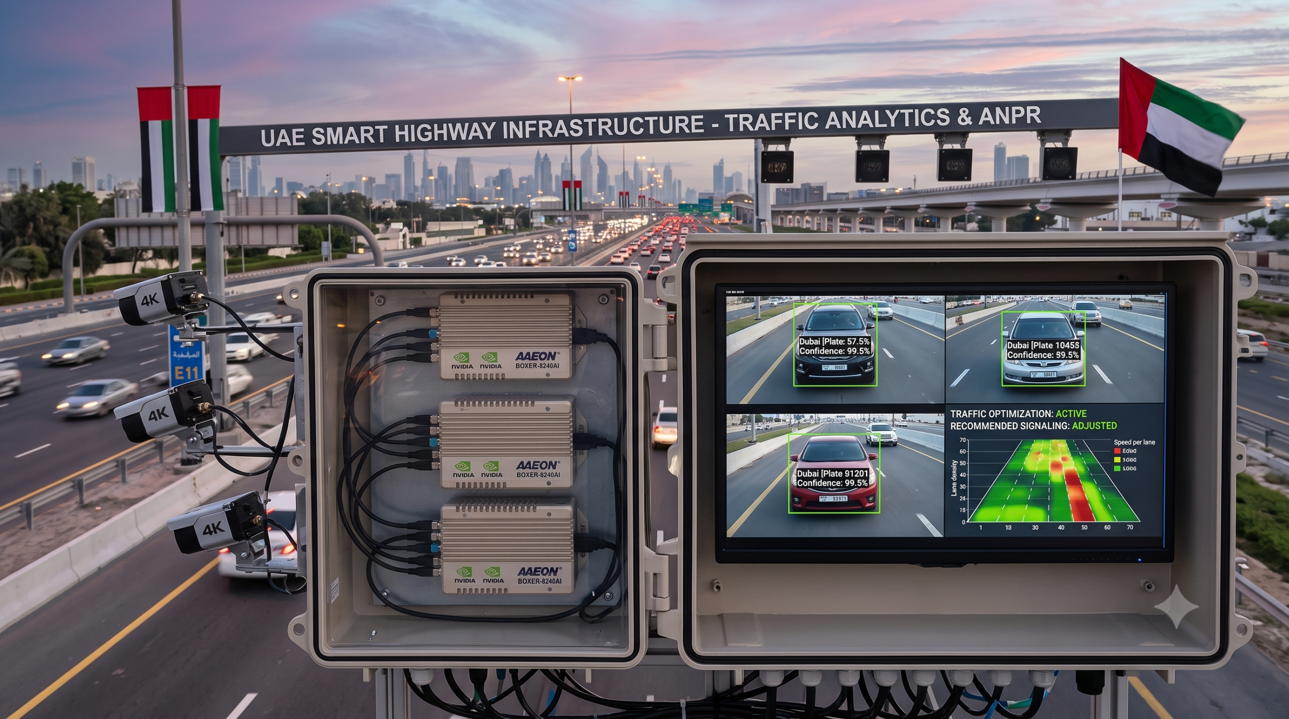 AAEON for traffic analytics and ANPR