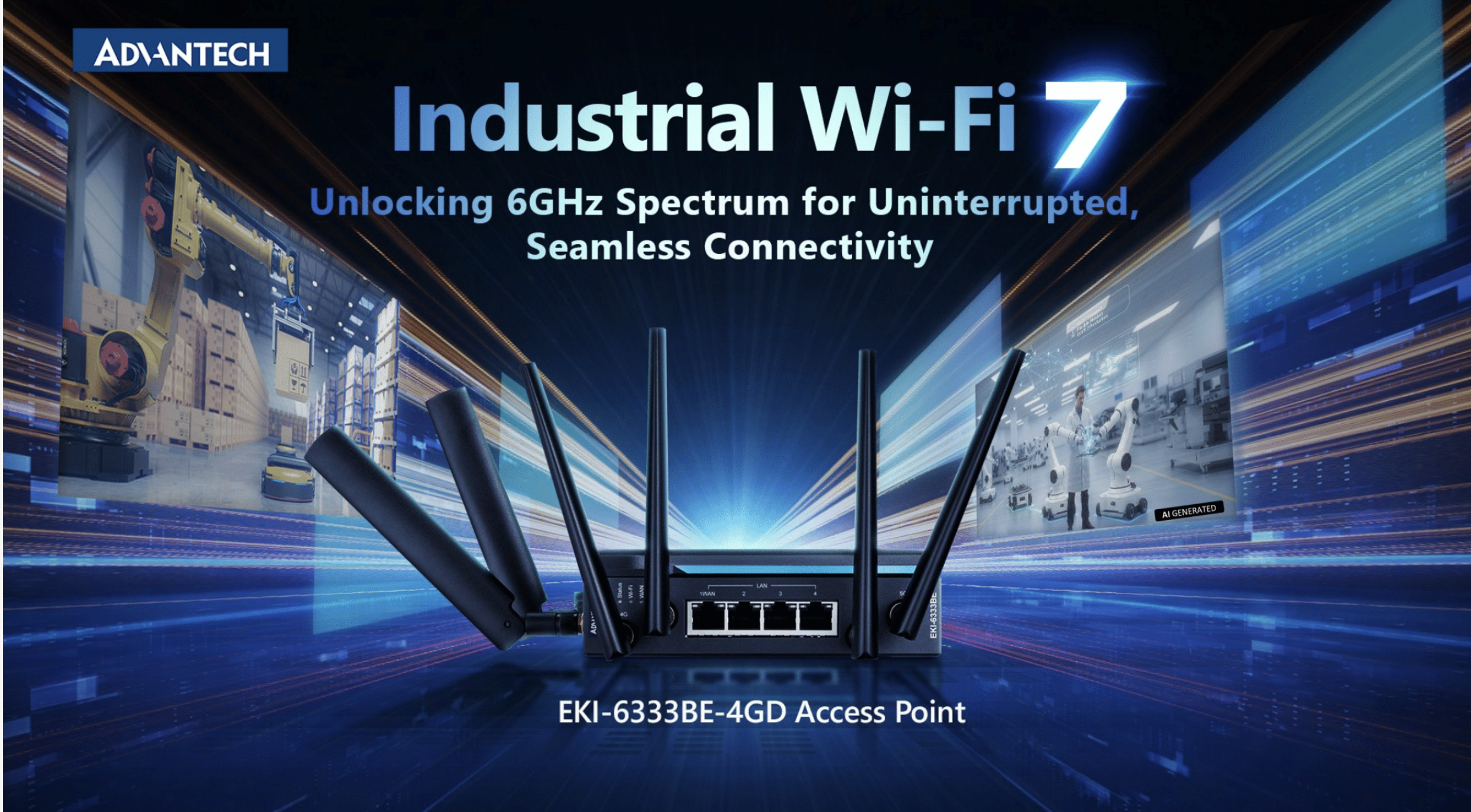 Industrial Wi-Fi 7 Access Point